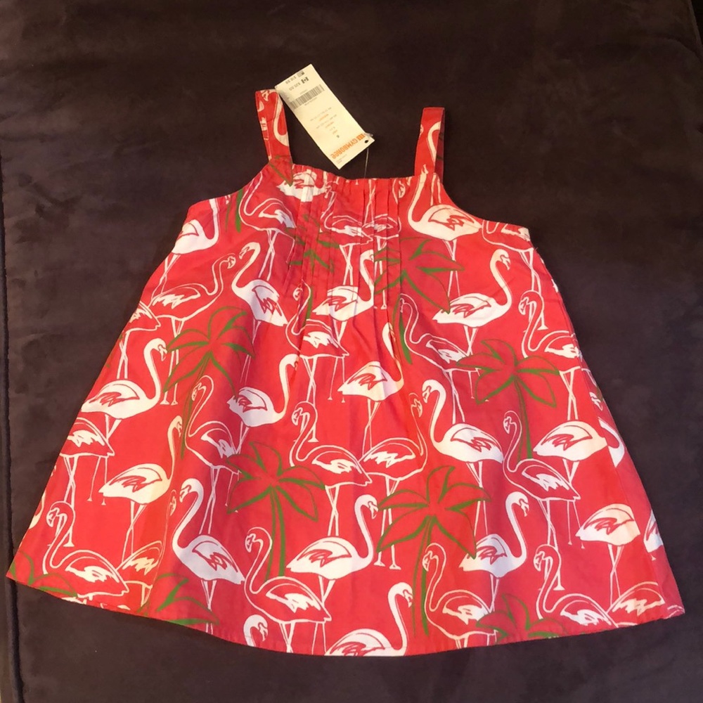 Gymboree Flamingo Swing top size 6 NWT